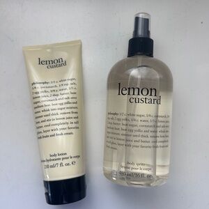 Philosophy Lemon Custard Body Lotion and Spritz